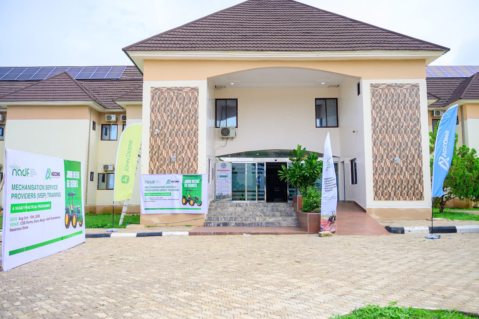 The training venue at CSS Farms, Gora